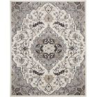 Nourison Home Elation ETN09 7'10" x 9'10" Ivory Grey Transitional Indoor Rug (Dropshippable)