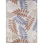 Nourison Home Aloha ALH18 7'10" x 10'6" Blue Mocha Rectangle Outdoor Rug (Dropshippable)