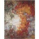 Nourison Home Chroma CRM03 7'9" x 9'9" Ember Glow Modern Indoor Rug (Dropshippable)