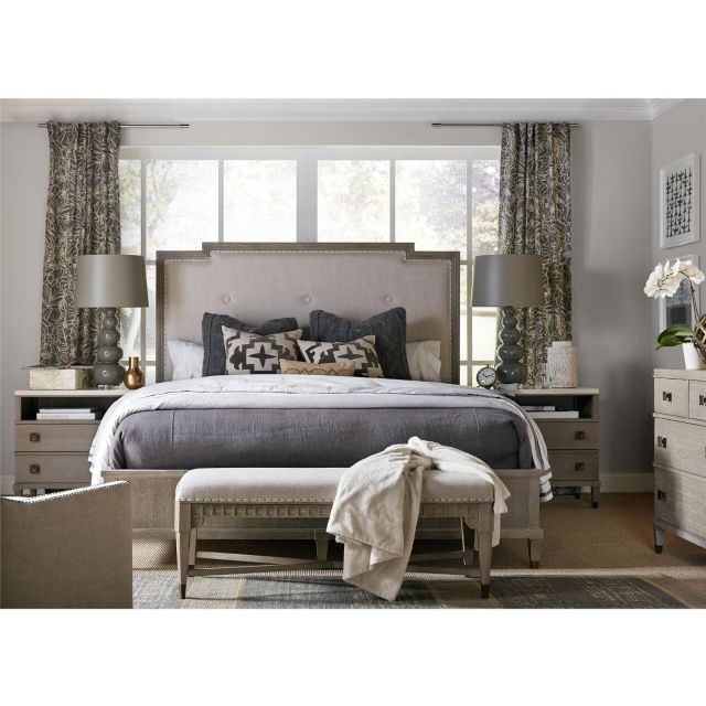 Universal Furniture Playlist Harmony Bedroom Set in Smoke on The Water, King