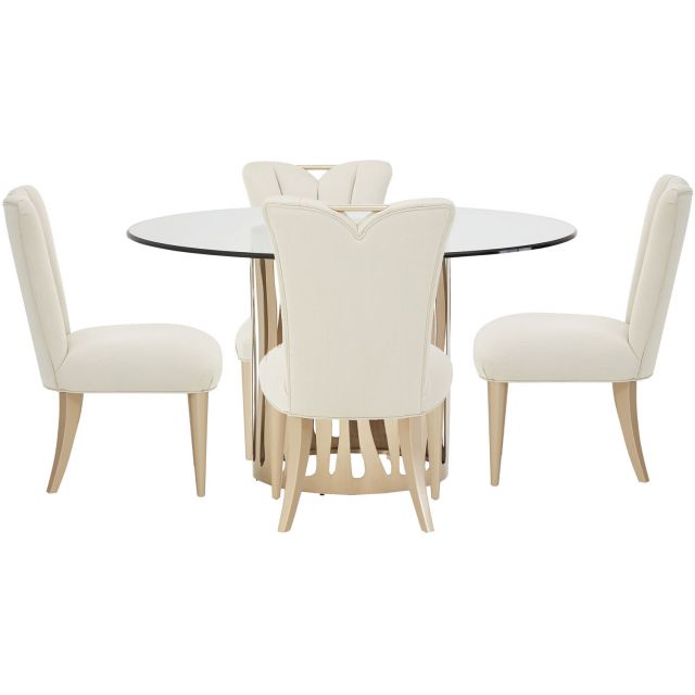 AICO Michael Amini La Rachelle Round Dining Set