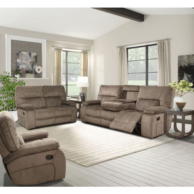 Parker Living Chapman Kona Manual Drop Down Console Sofa Set