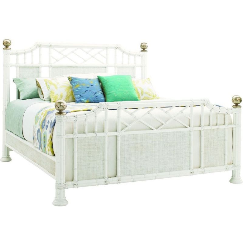Tommy Bahama Home Ivory Key Pritchards Bay Panel Bed