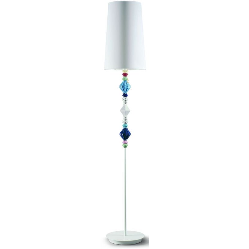 Lladro Belle De Nuit Floor Lamp Ii Multicolor Unlimited Furniture Lladro Belle De Nuit Floor Lamp Ii, Teal Floor Lamp