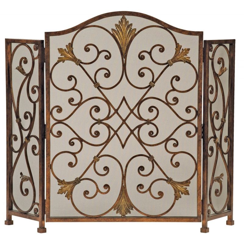 Ambella Home Rockefeller 3-Panel Fireplace Screen