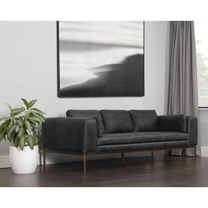 Sunpan Irongate Burr Sofa
