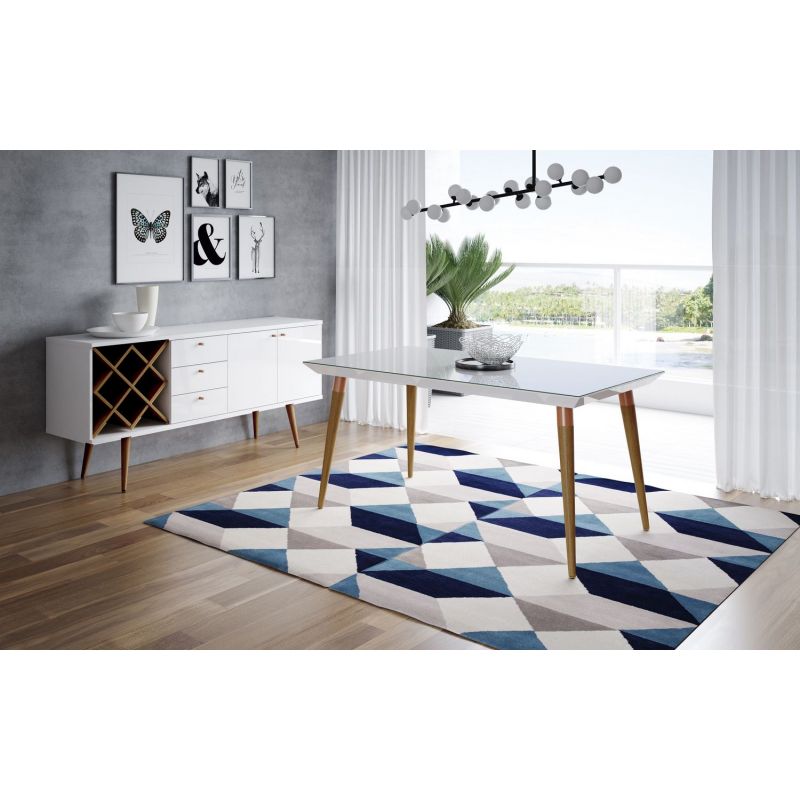 Manhattan Comfort Utopia Rectangular Dining Table - Thumbnail 3
