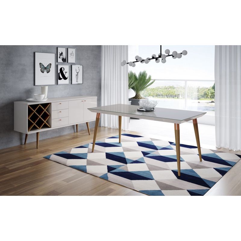 Manhattan Comfort Utopia Rectangular Dining Table - Thumbnail 4