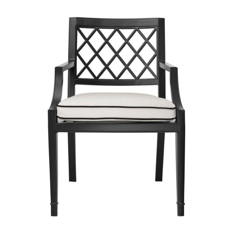 Eichholtz Outdoor Dining Chair Paladium with Arm