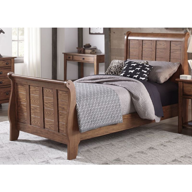 Liberty Furniture Grandpas Cabin Youth Full Sleigh Bed - Thumbnail 2