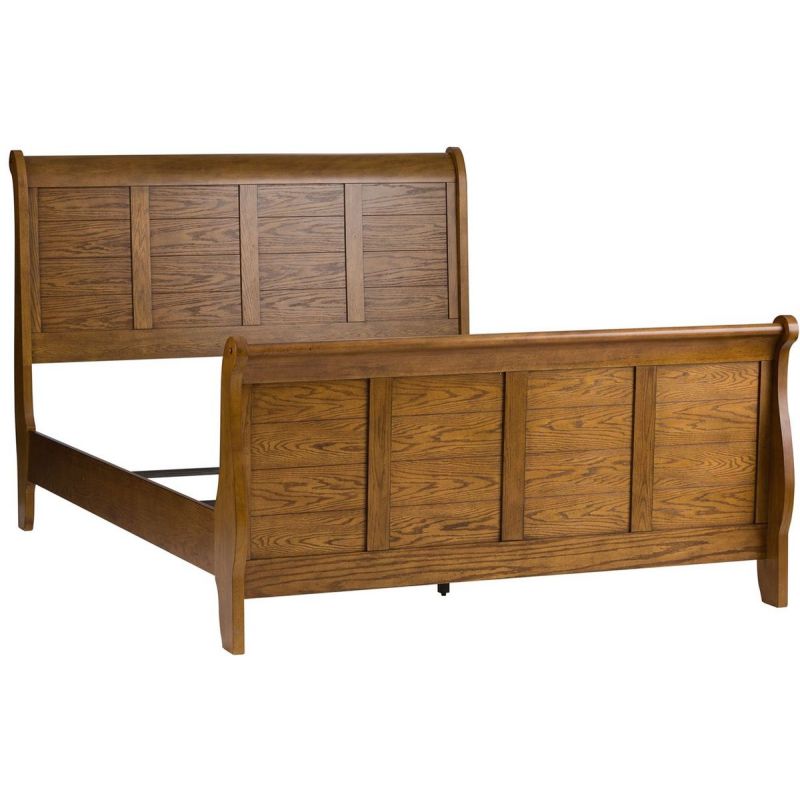 LIBERTY FURNITURE Grandpas Cabin Queen Sleigh Bed