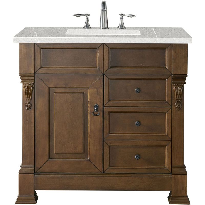 James Martin Vanities Brookfield 36" Country Oak Single Vanity Eternal