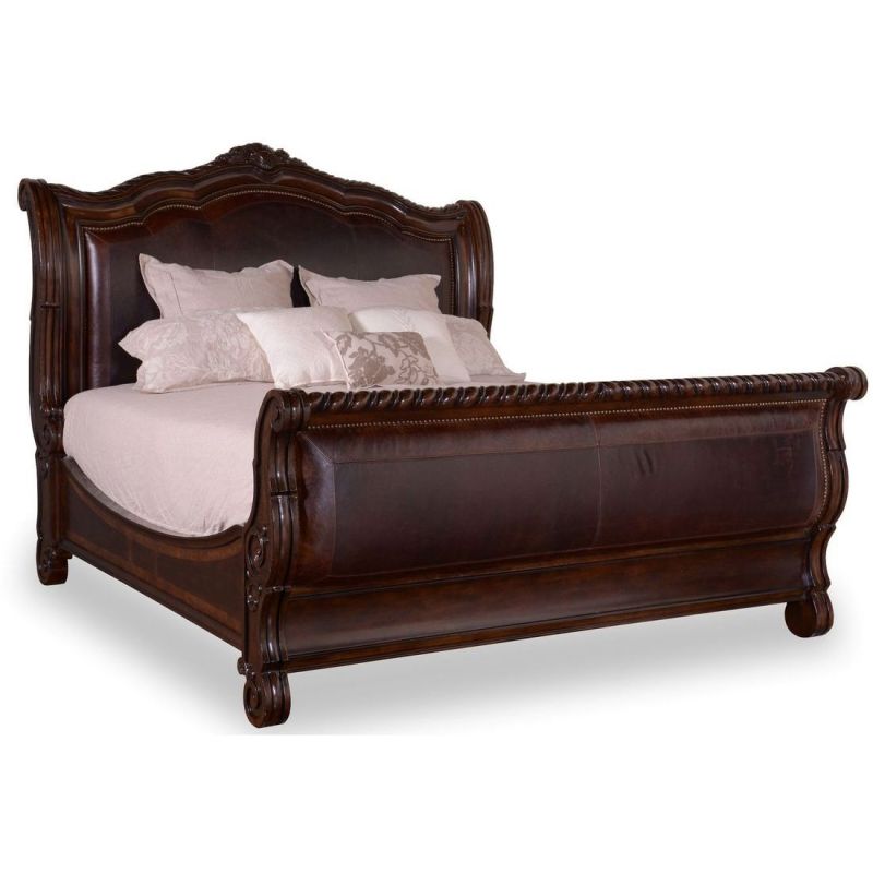 A R T Furniture Valencia Upholstered Sleigh Bed King Unlimited A R T Furniture Valencia Upholstered, Wrought Iron Sleigh Bed King