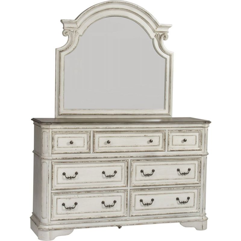 Liberty Furniture Magnolia Manor Dresser & Mirror - Thumbnail 2