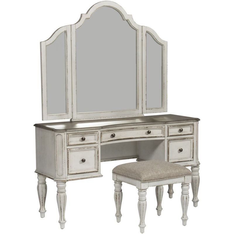 Liberty Furniture Magnolia Manor 3pc Vanity Set - Thumbnail 3