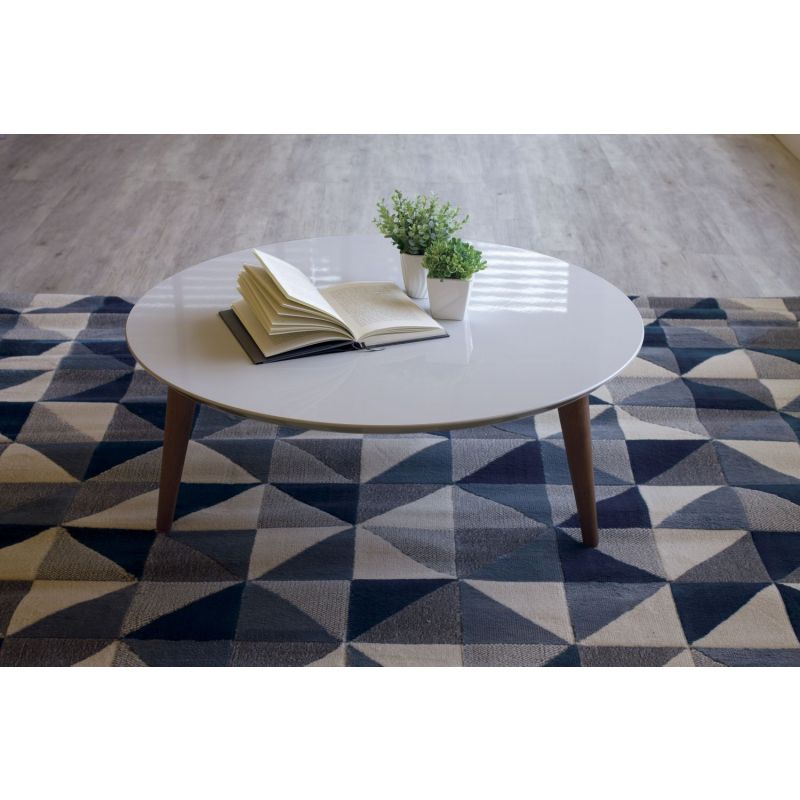 Manhattan Comfort Moore 23.62" Round Coffee Table - Thumbnail 5