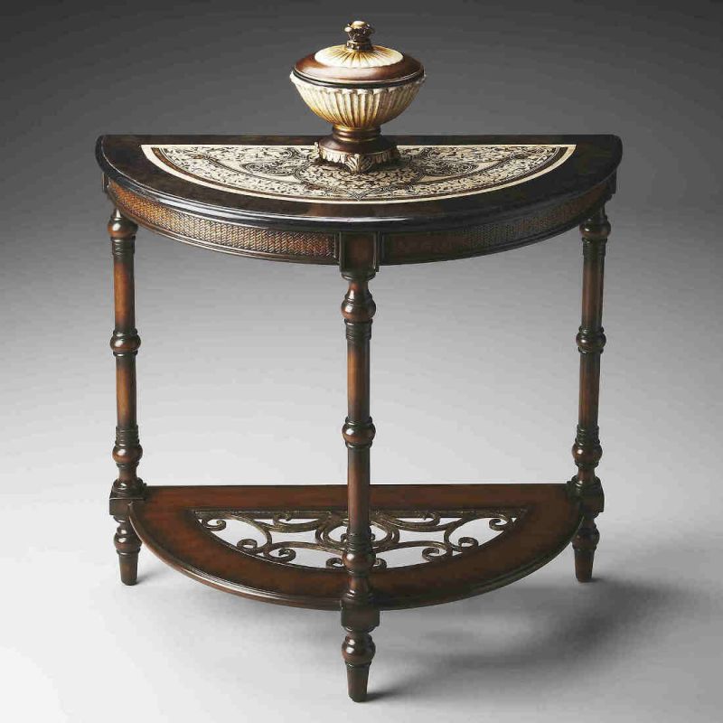 Butler Metalworks Demilune Console Table Unlimited Furniture Butler Metalworks Demilune Console, Butler Demilune Console Table