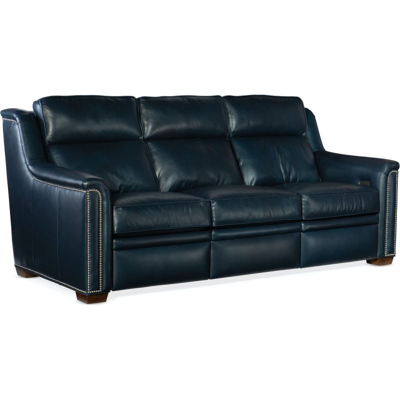 Bradington Young Luxe For Living Raiden Sofa L R Full Recline W Articulating Headrest 921500 48 Grade L1 Unlimited Furniture Bradington Young Luxe For Living Raiden, Bradington And Young Leather Sofa
