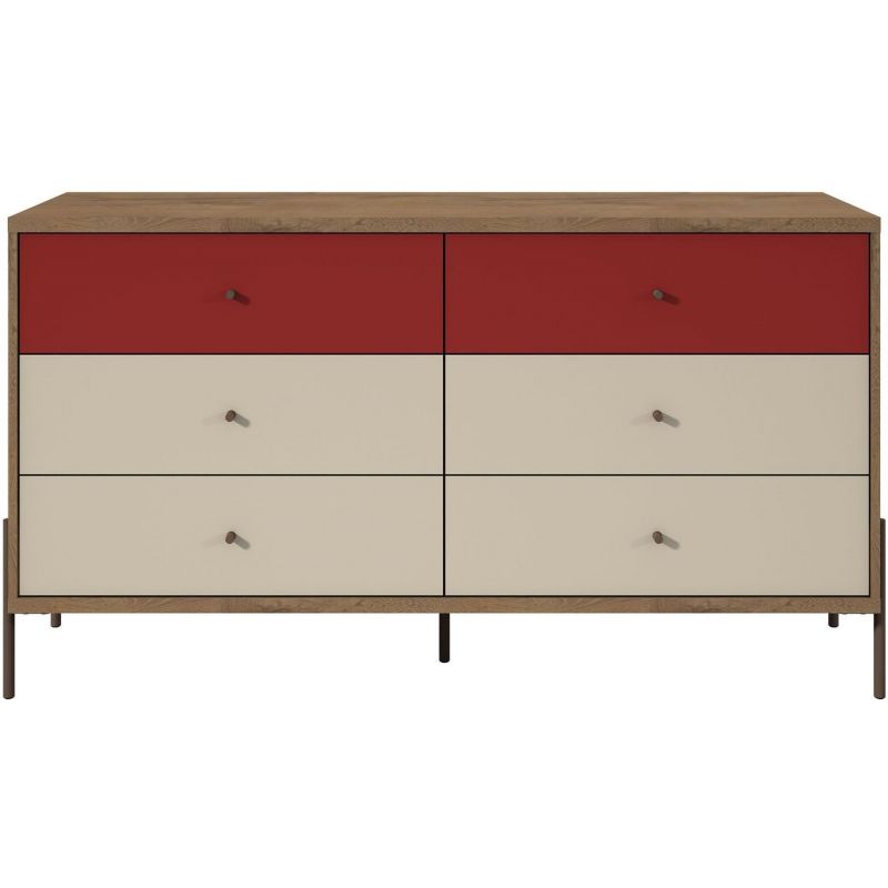 Manhattan Comfort Joy 59" Wide Double Dresser
