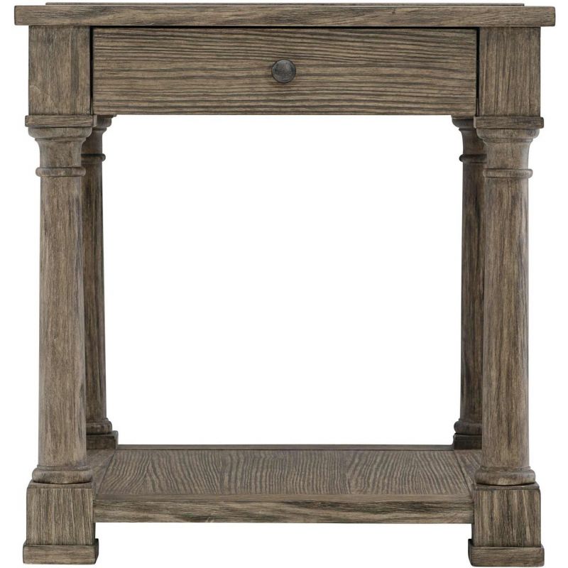 Bernhardt Furniture Canyon Ridge Side Table In Desert Taupe Unlimited Bernhardt Furniture Canyon Ridge Side, Bernhardt Curio Side Table