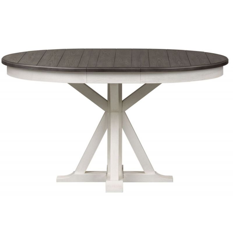 Liberty Furniture Allyson Park Single Pedestal Dining Set