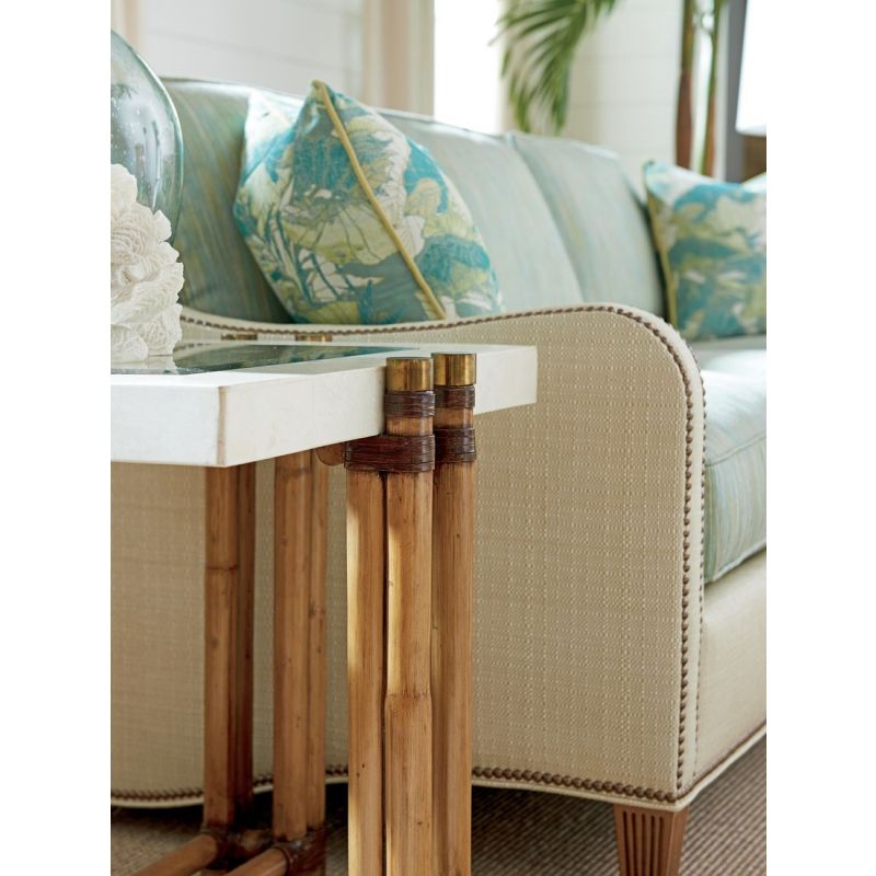 Tommy Bahama Home Twin Palms Los Cabos Lamp Table - Thumbnail 3