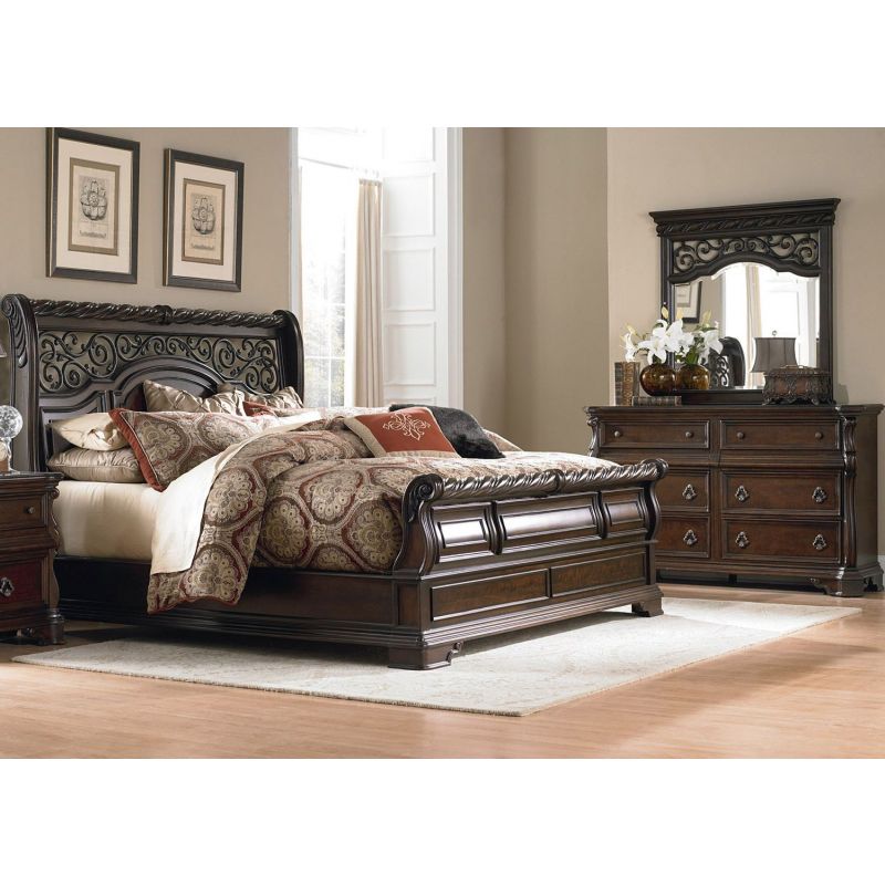 Liberty Furniture Arbor Place Queen Sleigh Bed - Thumbnail 2