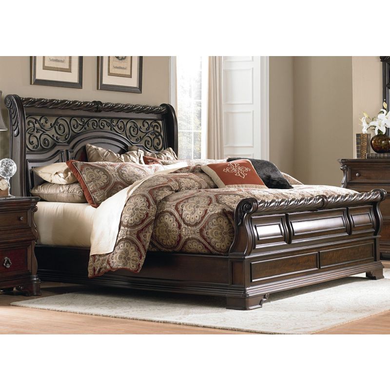 Liberty Furniture Arbor Place Queen Sleigh Bed - Thumbnail 4