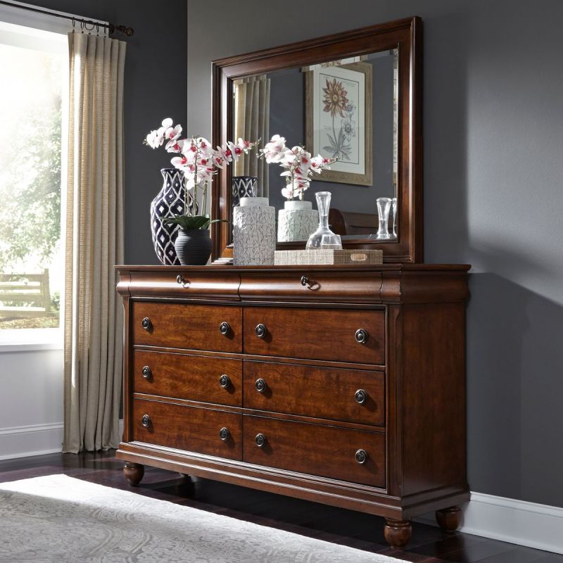 Liberty Furniture Rustic Traditions Dresser & Mirror - Thumbnail 2
