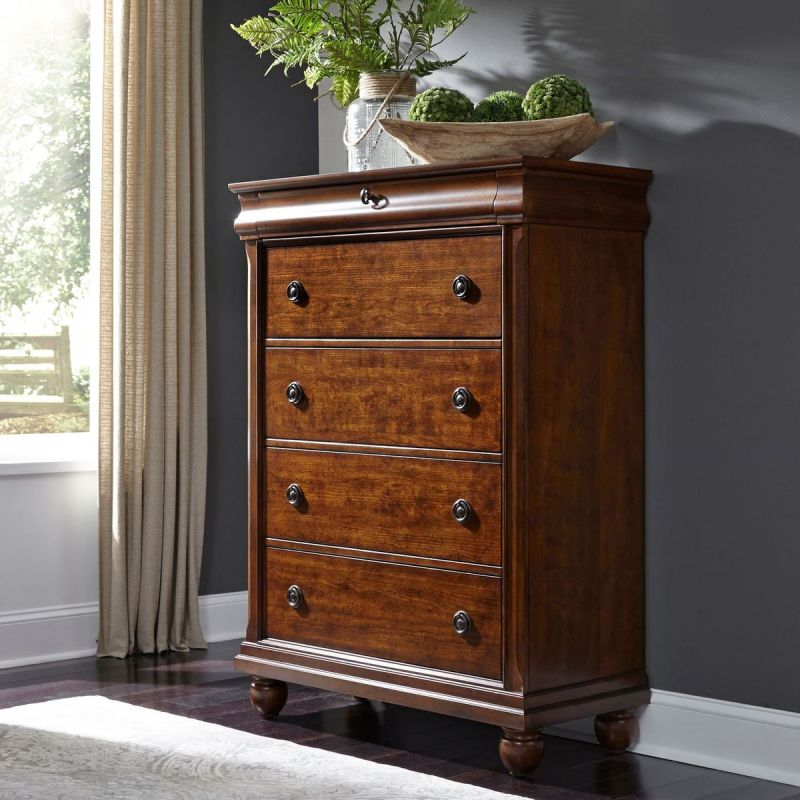 Liberty Furniture Rustic Traditions 5 Drawer Chest - Thumbnail 2