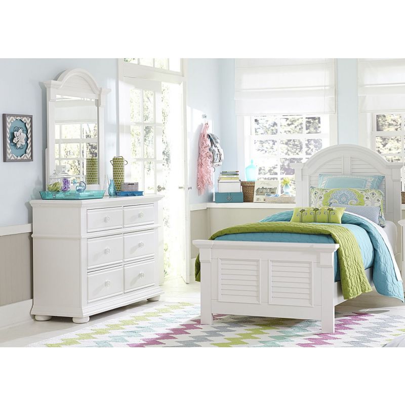 Liberty Furniture Summer House I Youth Twin Panel Bed - Thumbnail 5