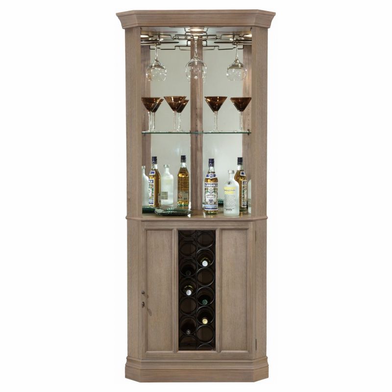 Howard Miller Piedmont VI Corner Wine & Bar Cabinet - Thumbnail 2