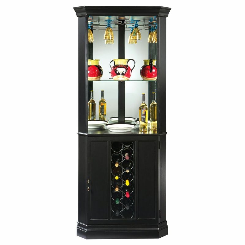 Howard Miller Piedmont VII Corner Wine & Bar Cabinet - Thumbnail 2