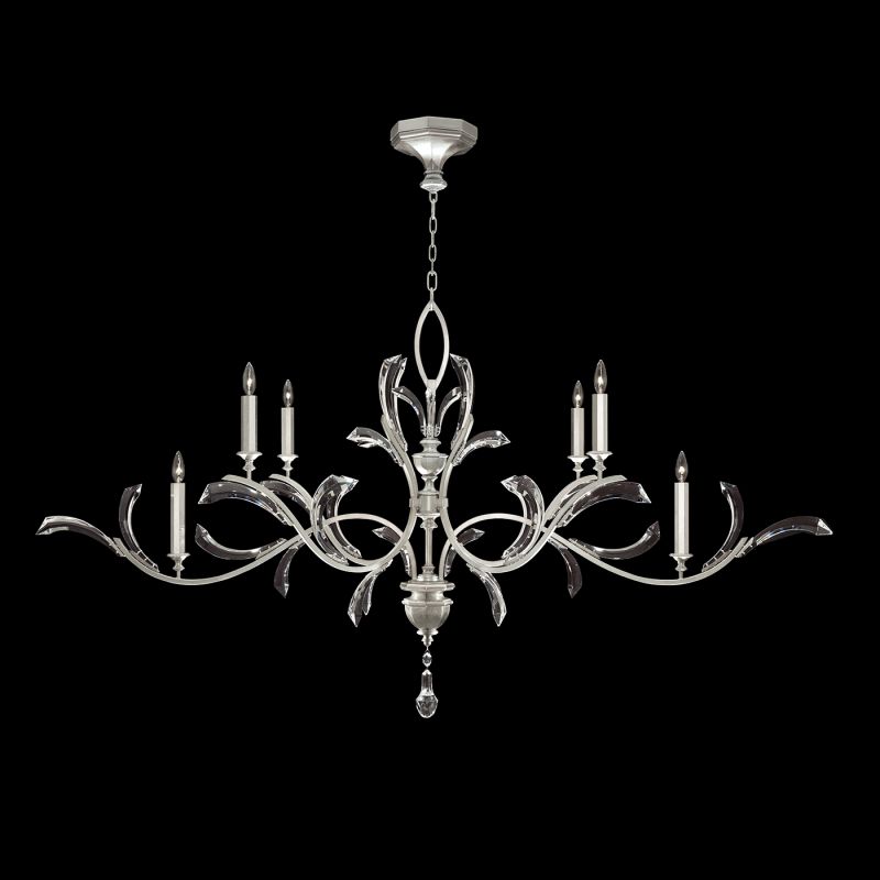 Fine Art Beveled Arcs 74" Oblong Chandelier - Thumbnail 2