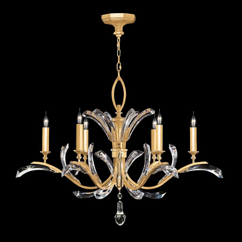 Fine Art Beveled Arcs 28" Round Chandelier - Thumbnail 5