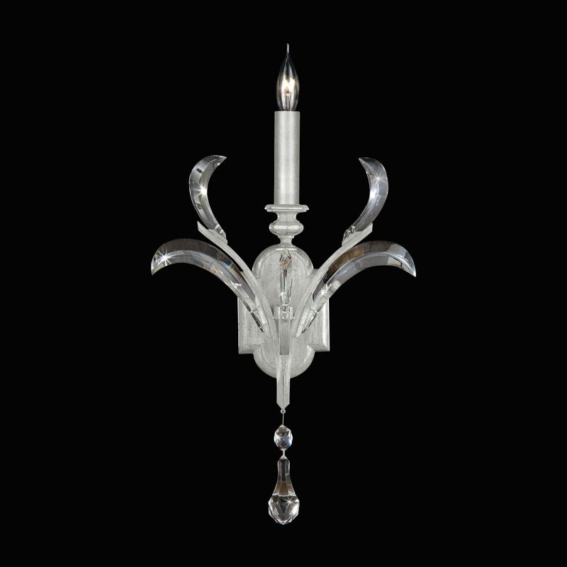 Fine Art Beveled Arcs 32" Sconce in Silver Leaf - Thumbnail 2