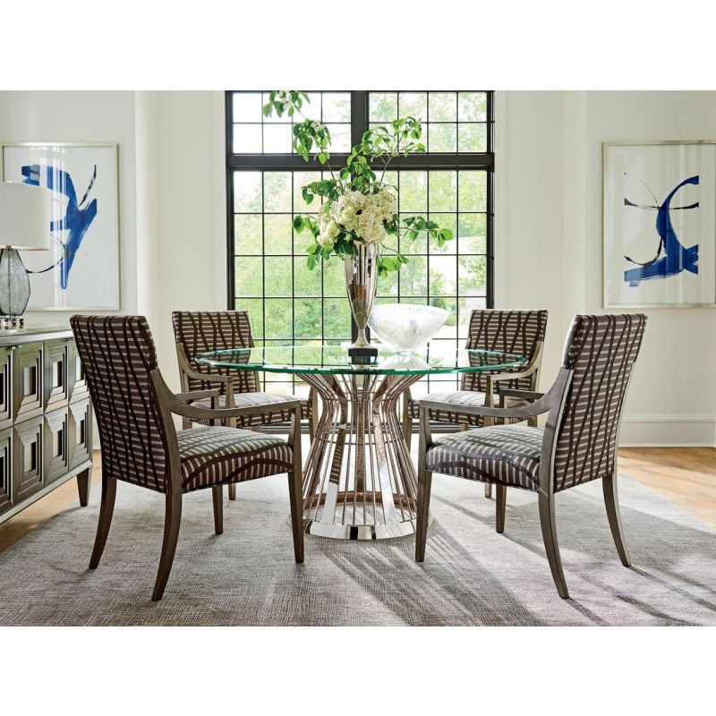 Lexington Ariana Riviera Stainless Dining Table - Thumbnail 3