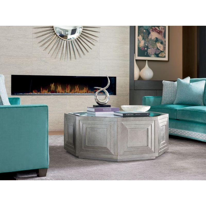 Lexington Ariana Rochelle Octagonal Cocktail Table - Thumbnail 2