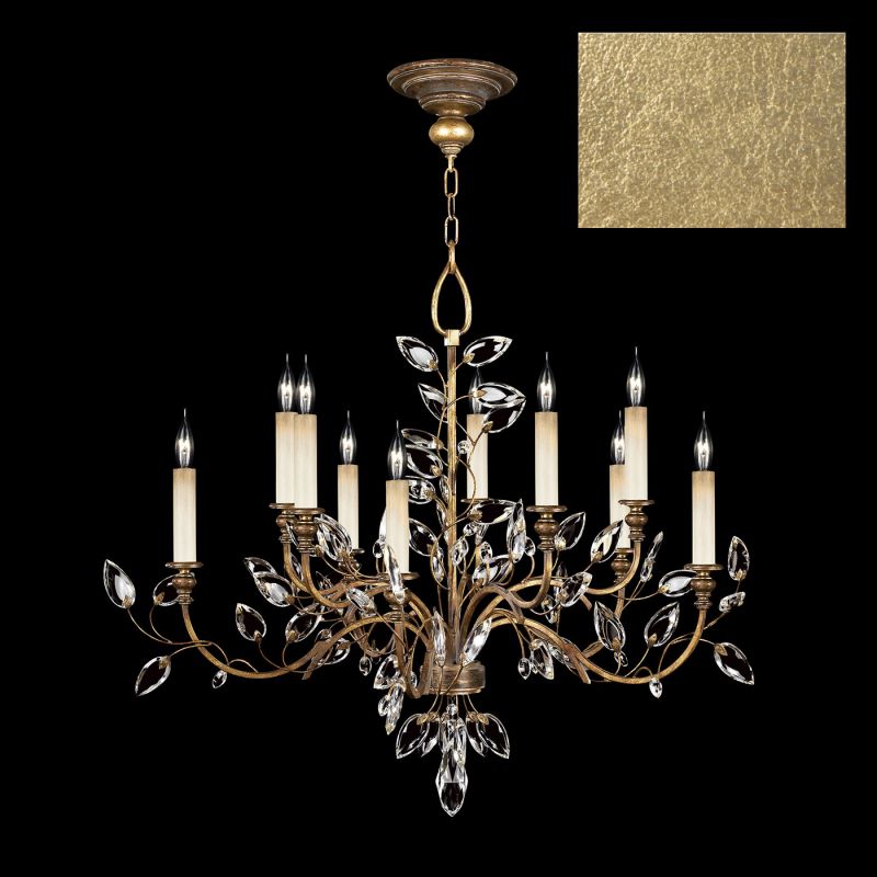 Fine Art Crystal Laurel 43" Round Chandelier - Thumbnail 4