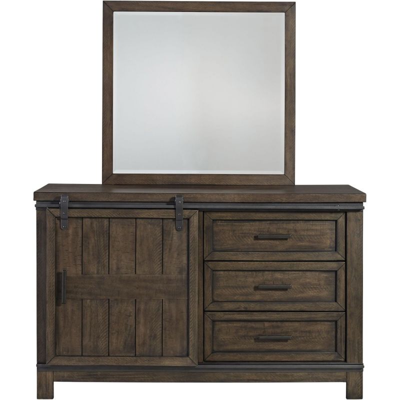 Liberty Furniture Thornwood Hills Youth Barn Door Dresser