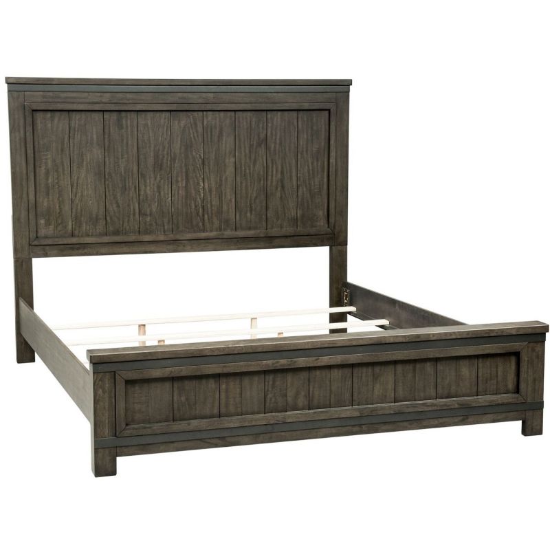Liberty Furniture Thornwood Hills Queen Panel Bed - Thumbnail 4