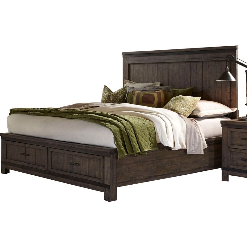Liberty Furniture Thornwood Hills King Storage Bed