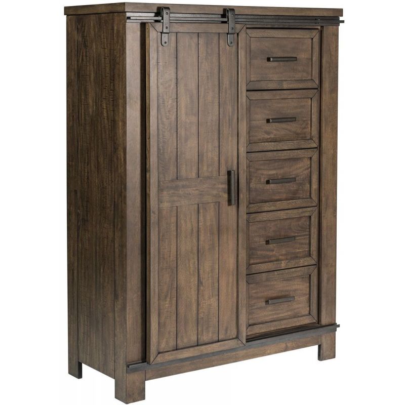 Liberty Furniture Thornwood Hills Sliding Door Chest - Thumbnail 2