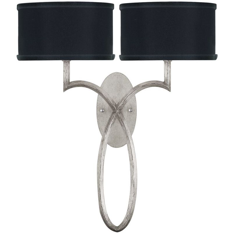 Fine Art Allegretto 21" Sconce in Silver Leaf