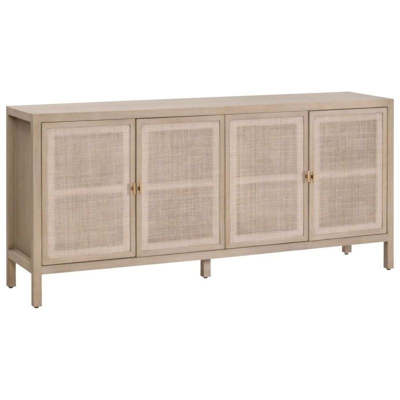Essentials for Living Bella Antique Cane Media Sideboard - Thumbnail 3