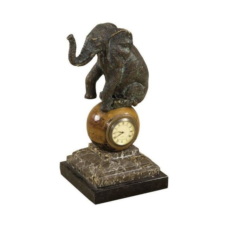 Maitland-Smith Agile Elephant Clock