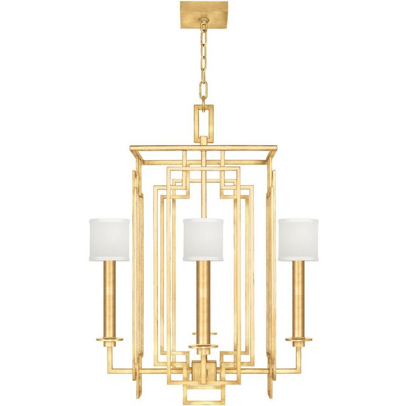 Fine Art Cienfuegos 24 Square Chandelier In Gold Leaf 889040 310 Unlimited Furniture Fine Art Cienfuegos 24 Square, Fine Art Plume Chandelier