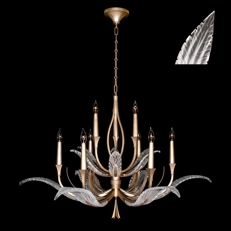 Fine Art Plume 45" Round Chandelier