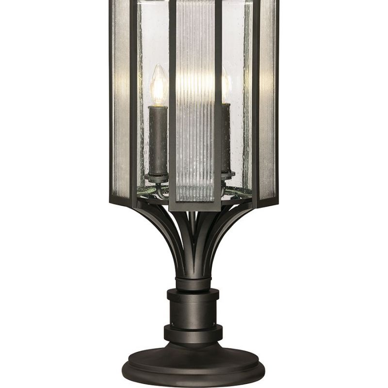 Fine Art Bristol 37.5"H Round Outdoor Adjustable Pier/Post Mount - Thumbnail 2