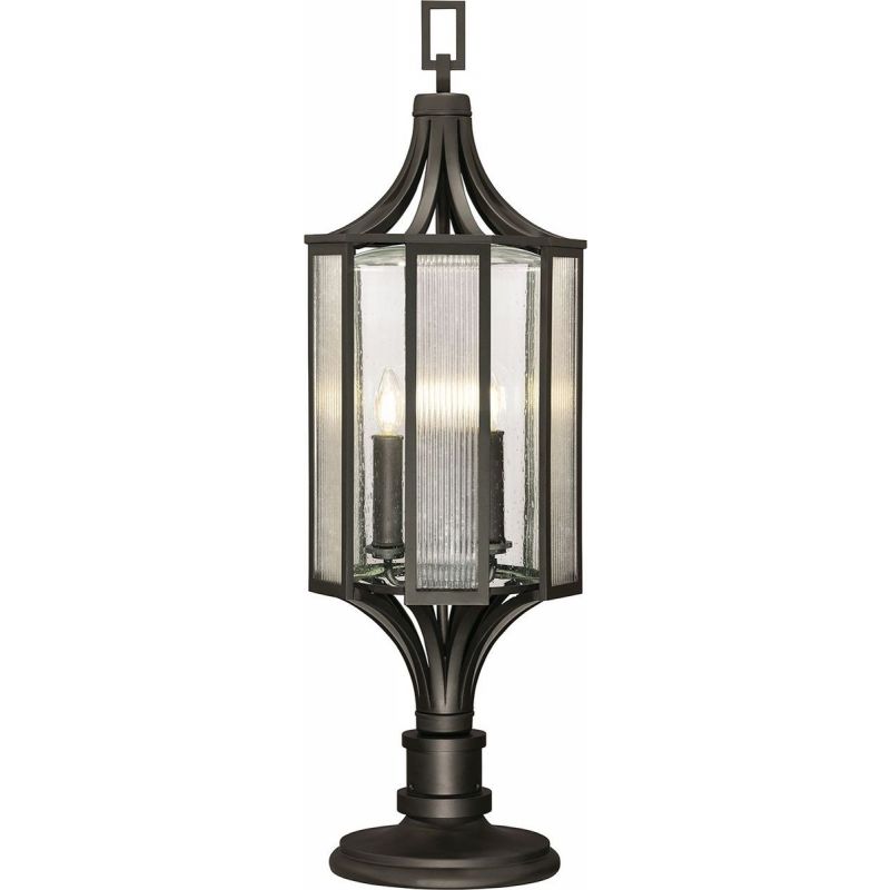 Fine Art Bristol 37.5"H Round Outdoor Adjustable Pier/Post Mount